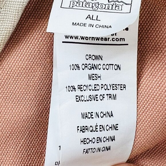 Patagonia Bear Trucker Hat With Mesh Back & Adjustable Strap One Size Fits All - Picture 14 of 15